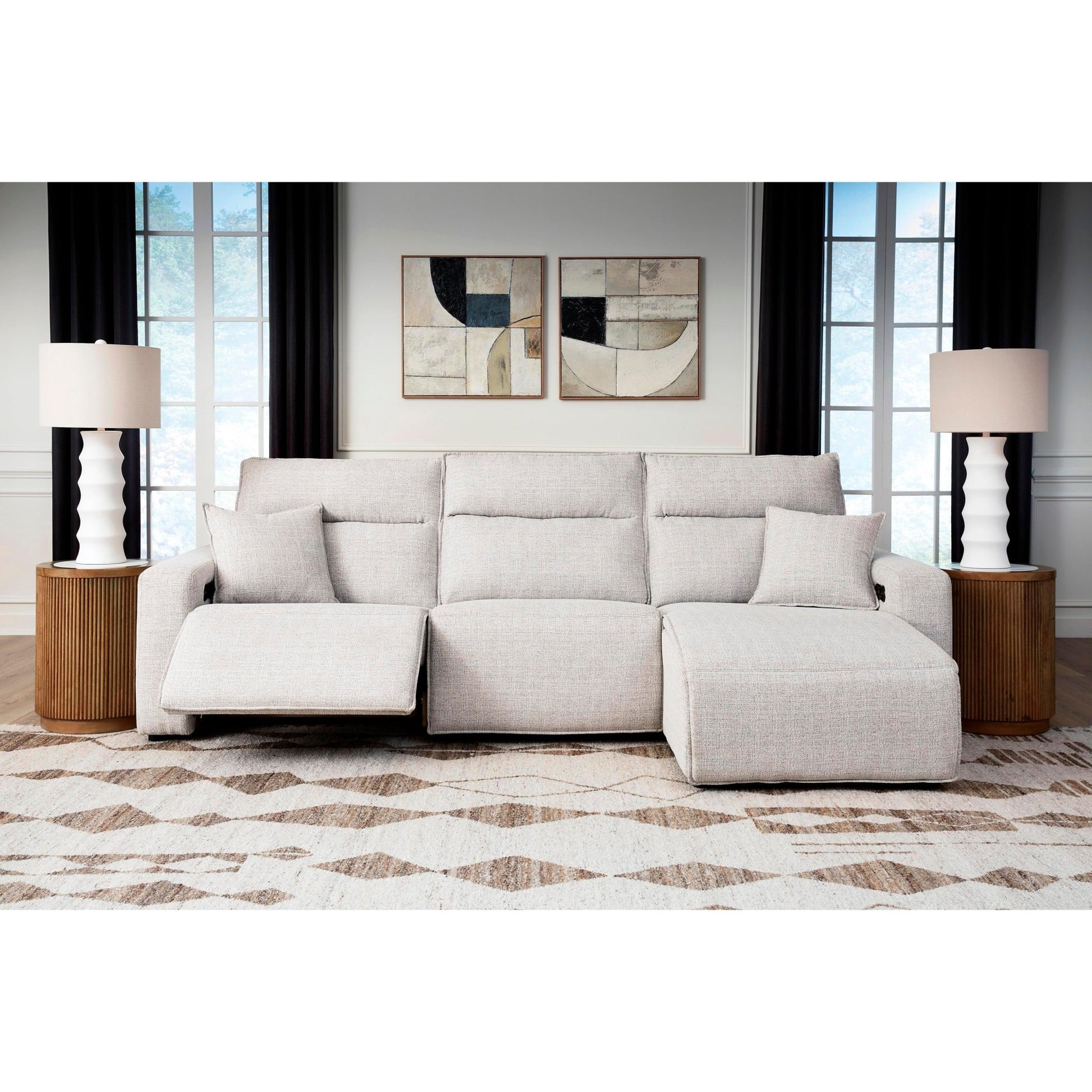 Signature Design by Ashley ModMax II 65907S22 3 pc Reclining Sofa Chaise - American Furniture of Slidell