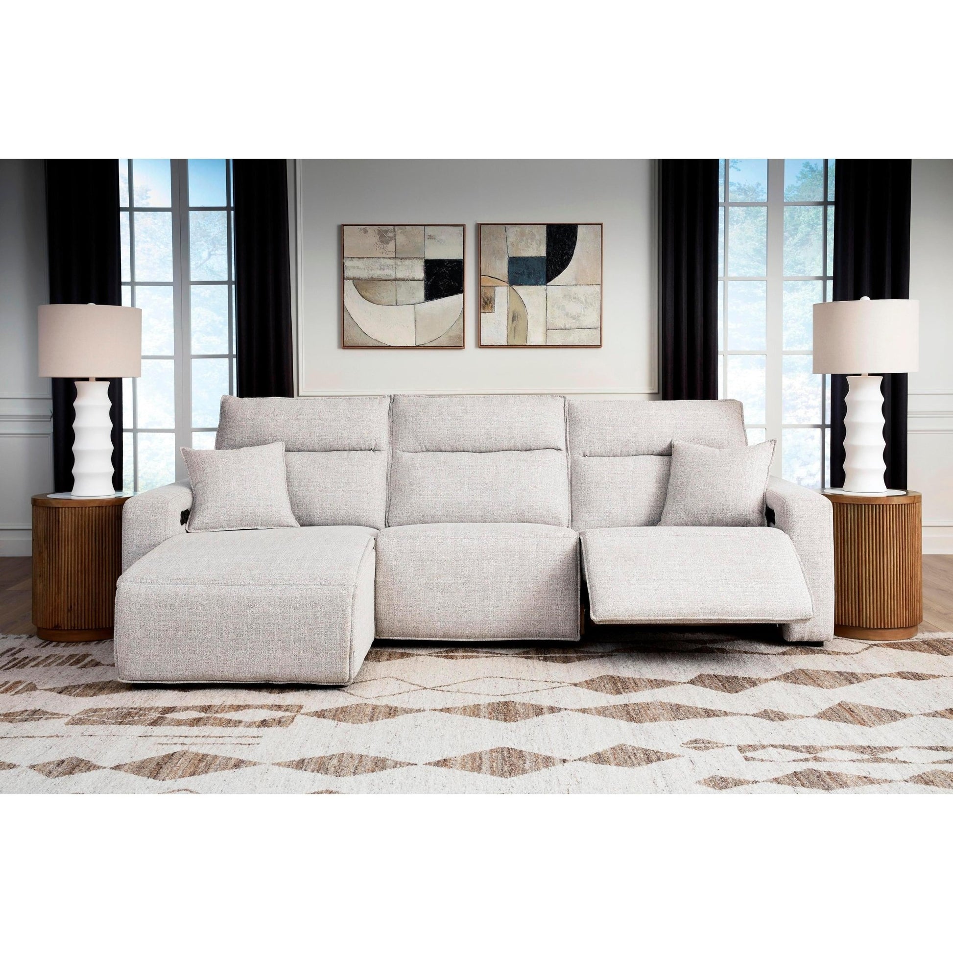 Signature Design by Ashley ModMax II 65907S23 3 pc Reclining Sofa Chaise - American Furniture of Slidell