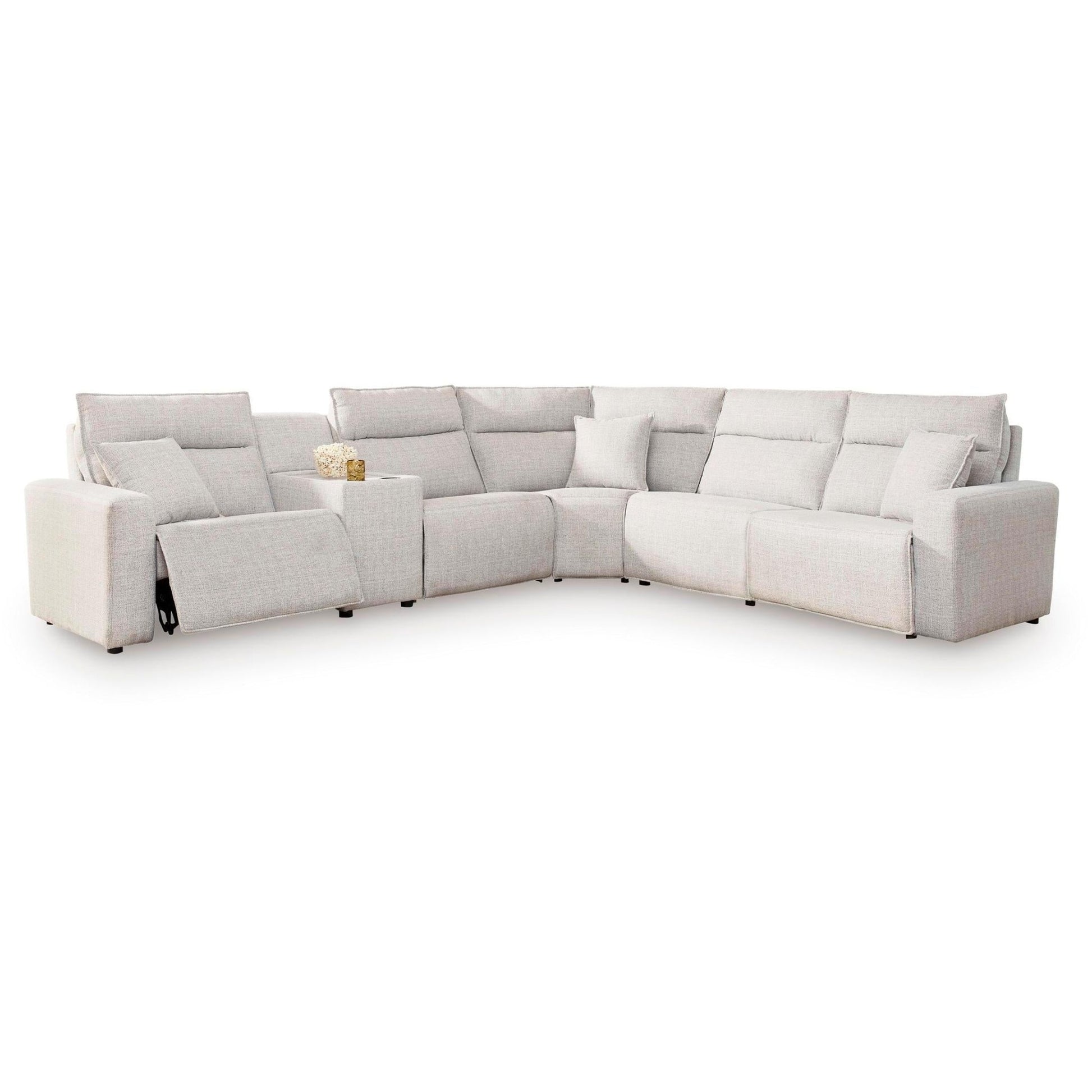 Signature Design by Ashley ModMax II 65907S36 6 pc Reclining Sectional with Console - American Furniture of Slidell