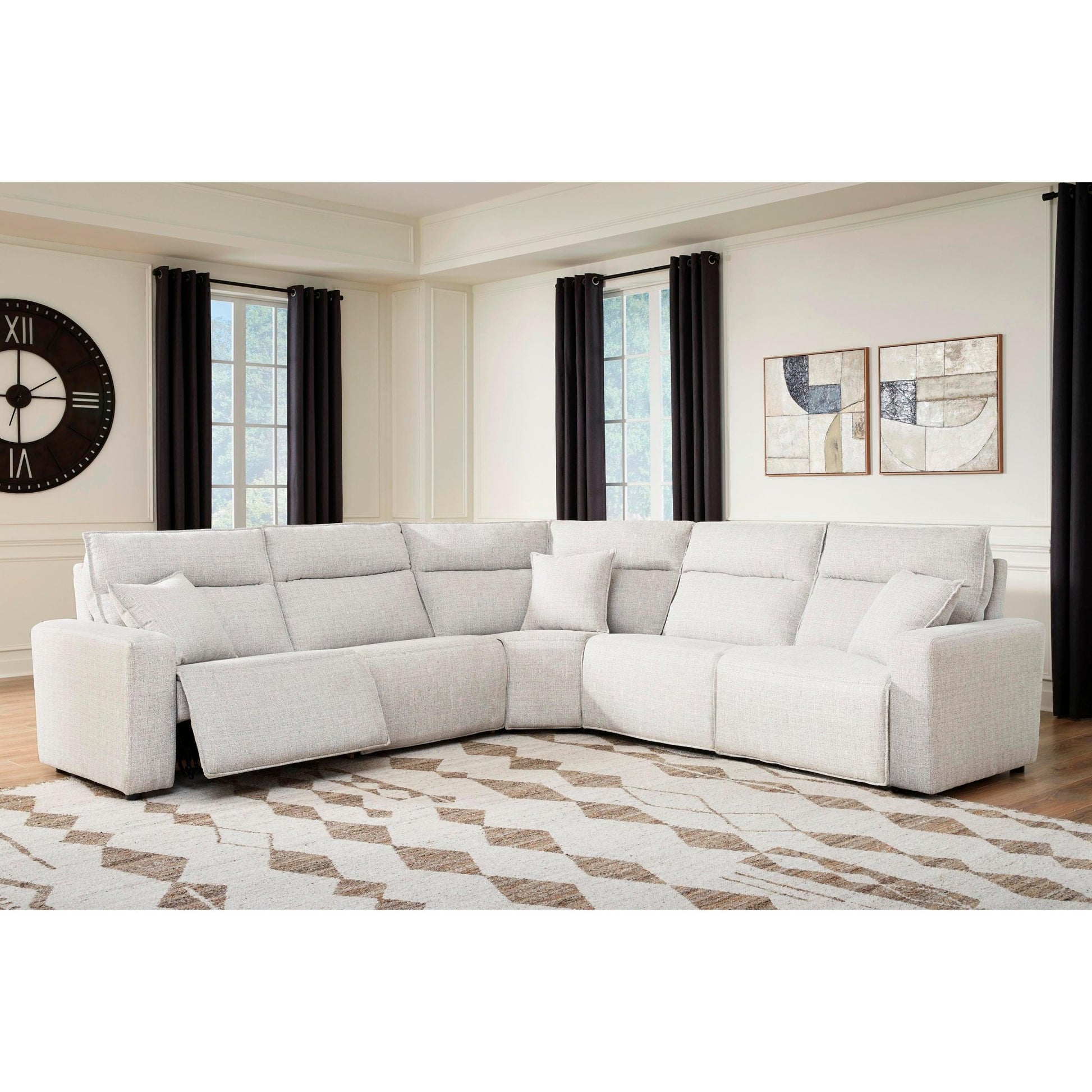 Signature Design by Ashley ModMax II 65907S8 5 pc Power Reclining Sectional - American Furniture of Slidell