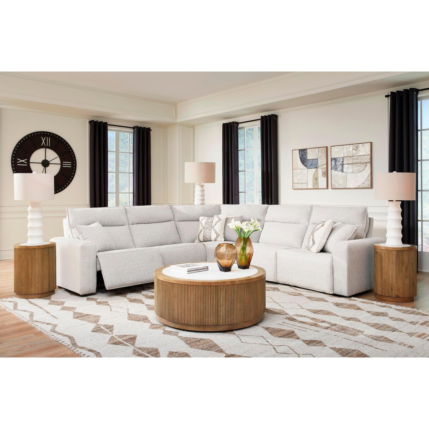 Signature Design by Ashley ModMax II 65907S8 5 pc Power Reclining Sectional - American Furniture of Slidell