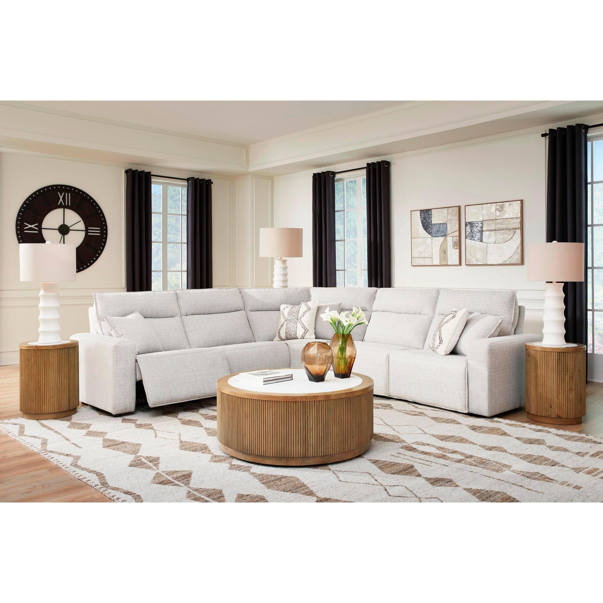 Signature Design by Ashley ModMax II 65907S8 5 pc Power Reclining Sectional - American Furniture of Slidell