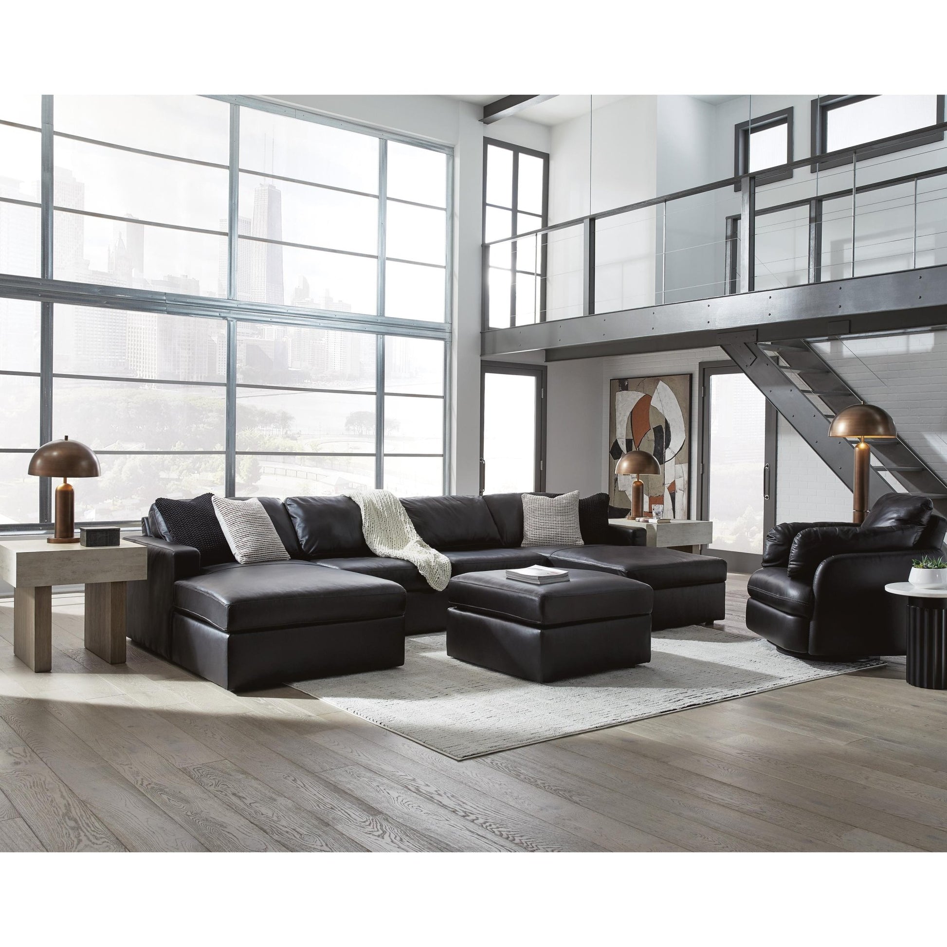 Signature Design by Ashley ModMax II 74305S19 4 pc Double Chaise Sectional - American Furniture of Slidell