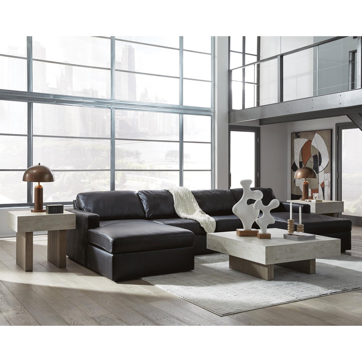 Signature Design by Ashley ModMax II 74305S19 4 pc Double Chaise Sectional - American Furniture of Slidell