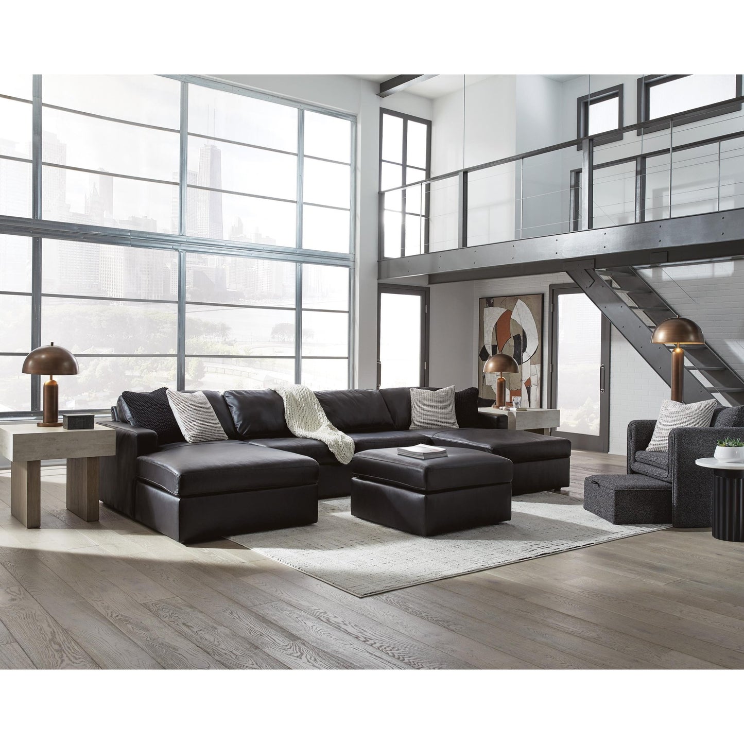 Signature Design by Ashley ModMax II 74305S19 4 pc Double Chaise Sectional - American Furniture of Slidell