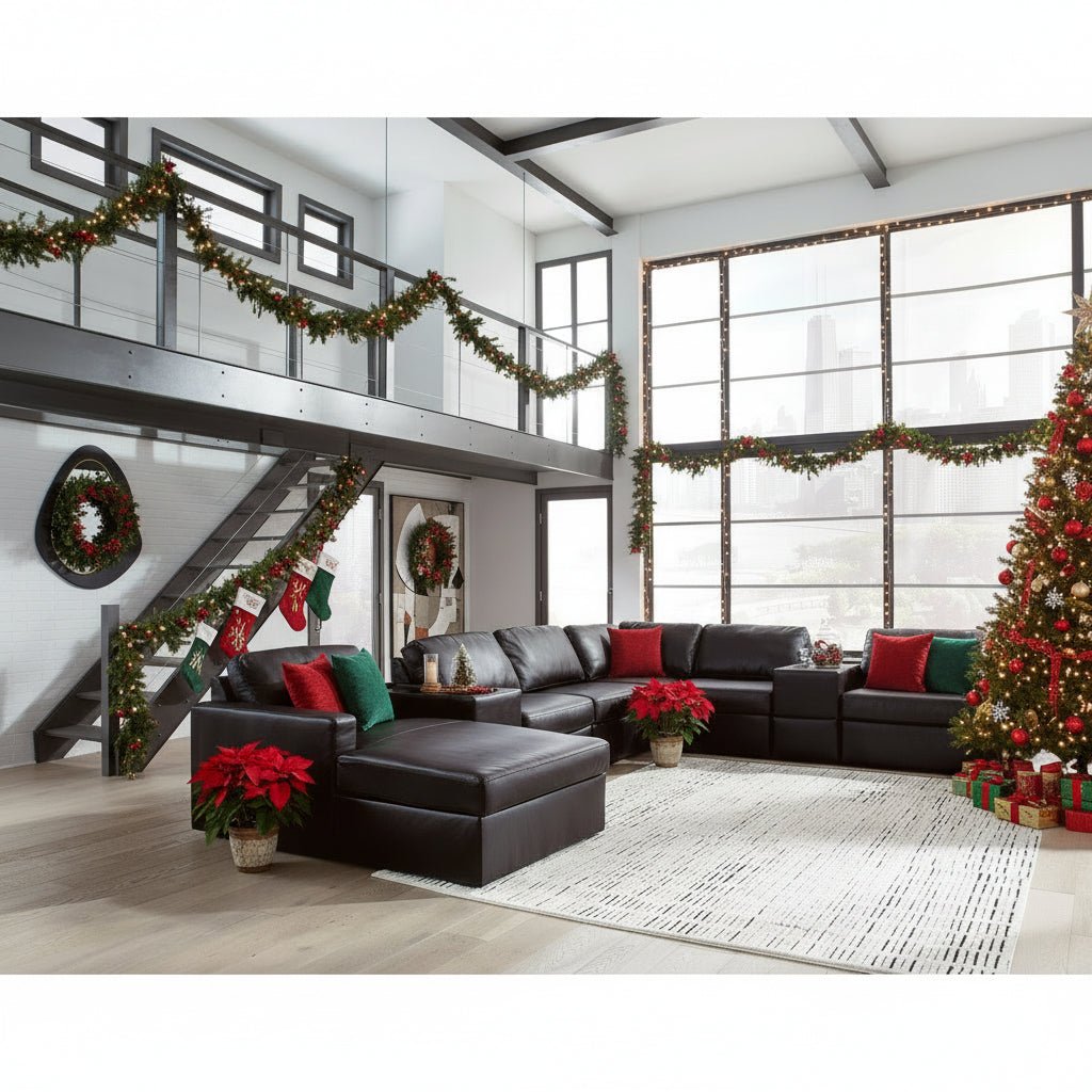 Signature Design by Ashley ModMax II 74305S43 8 pc Sectional with Chaise and Storage Consoles - American Furniture of Slidell