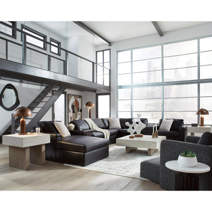 Signature Design by Ashley ModMax II 74305S47 8 pc Sectional with Chaise and Audio Consoles - American Furniture of Slidell