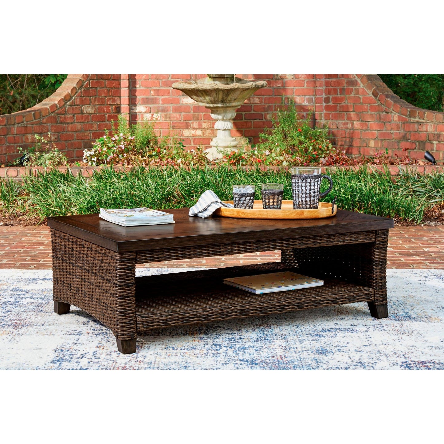 Signature Design by Ashley Monterey Point PCP760 - 701 Rectangular Cocktail Table - American Furniture of Slidell