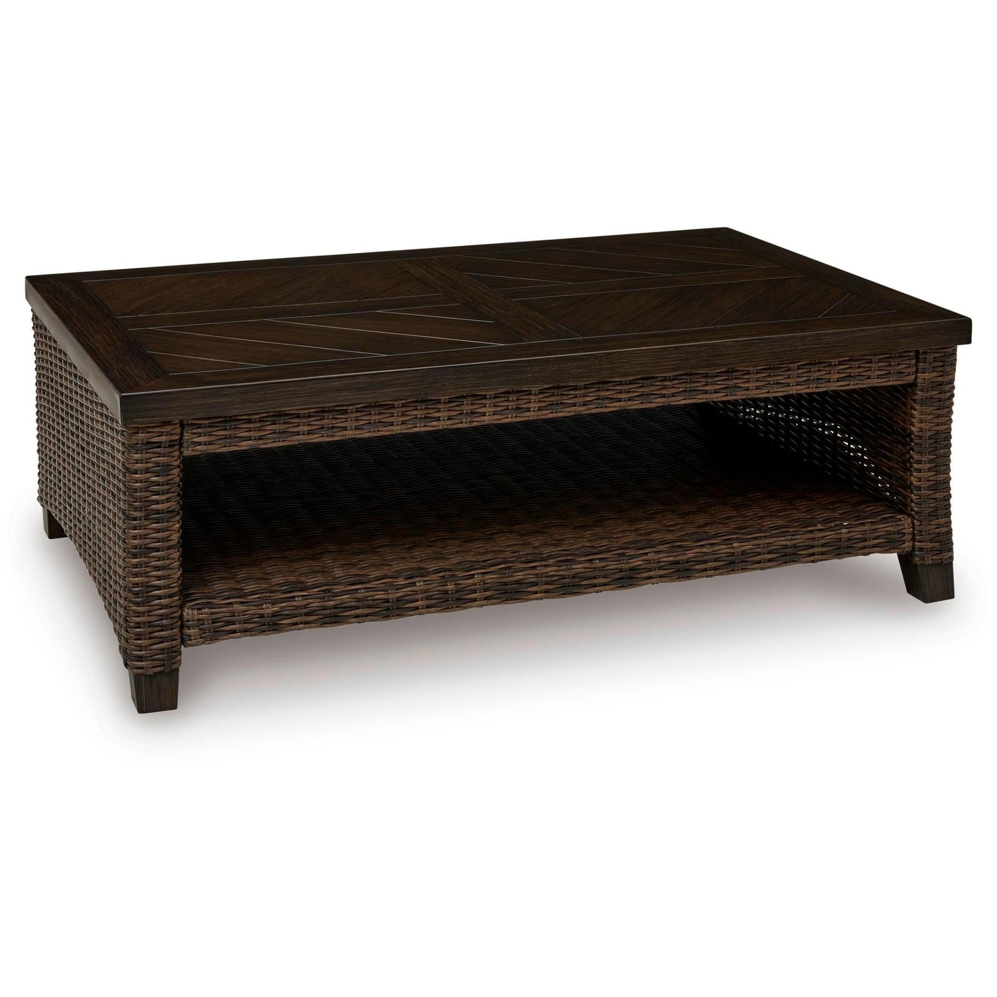 Signature Design by Ashley Monterey Point PCP760 - 701 Rectangular Cocktail Table - American Furniture of Slidell