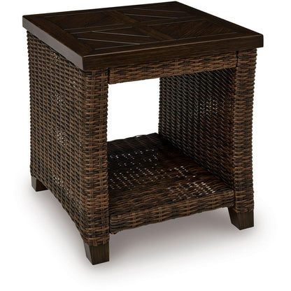Signature Design by Ashley Monterey Point PCP760 - 702 Square End Table - American Furniture of Slidell