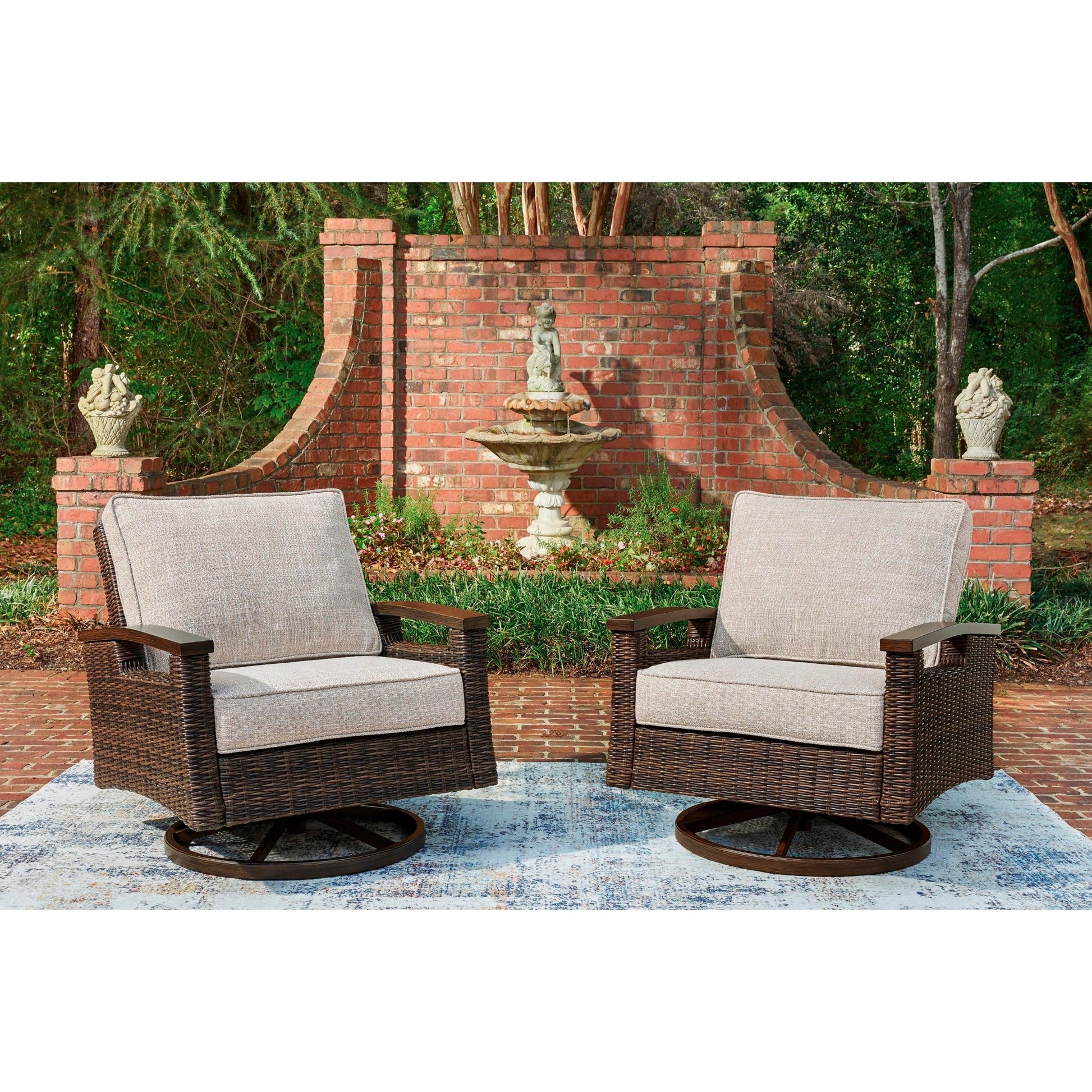 Signature Design by Ashley Monterey Point PCP760 - 821 Swivel Lounge Chair - American Furniture of Slidell