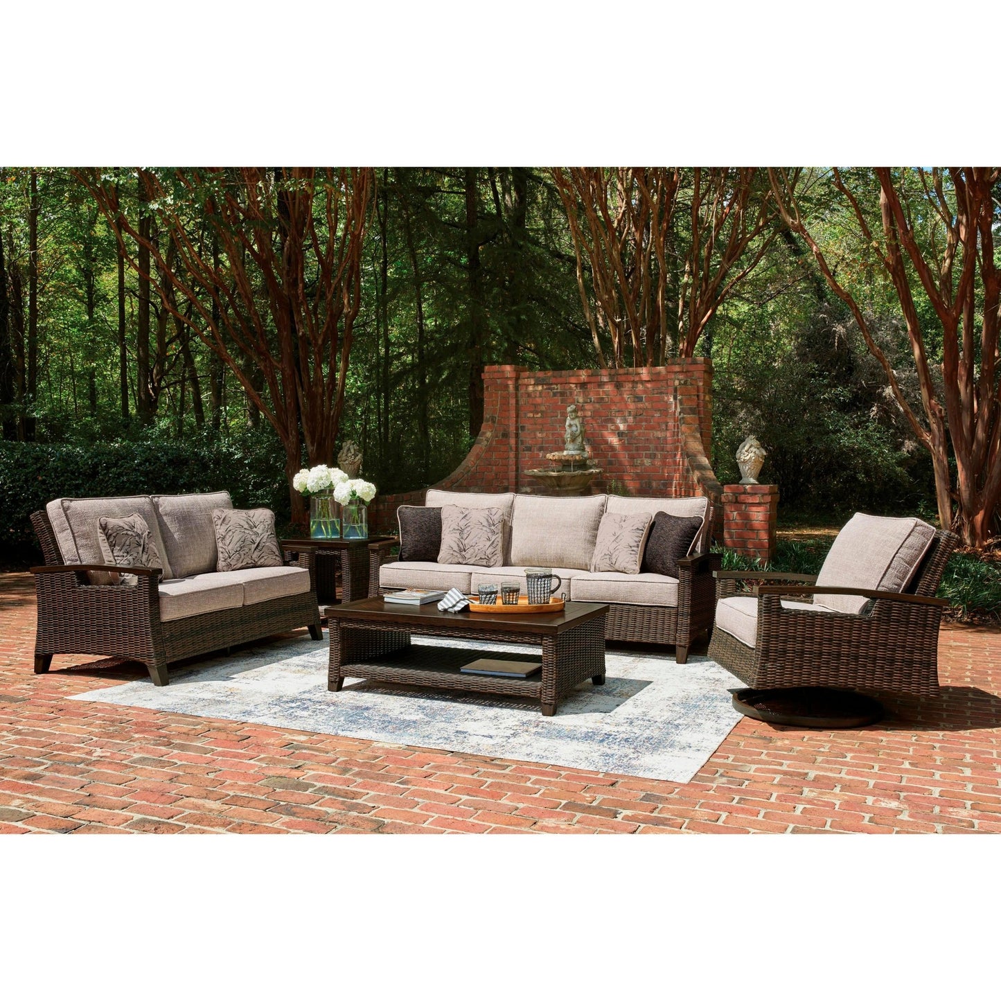 Signature Design by Ashley Monterey Point PCP760 - 835 Loveseat with Cushion - American Furniture of Slidell