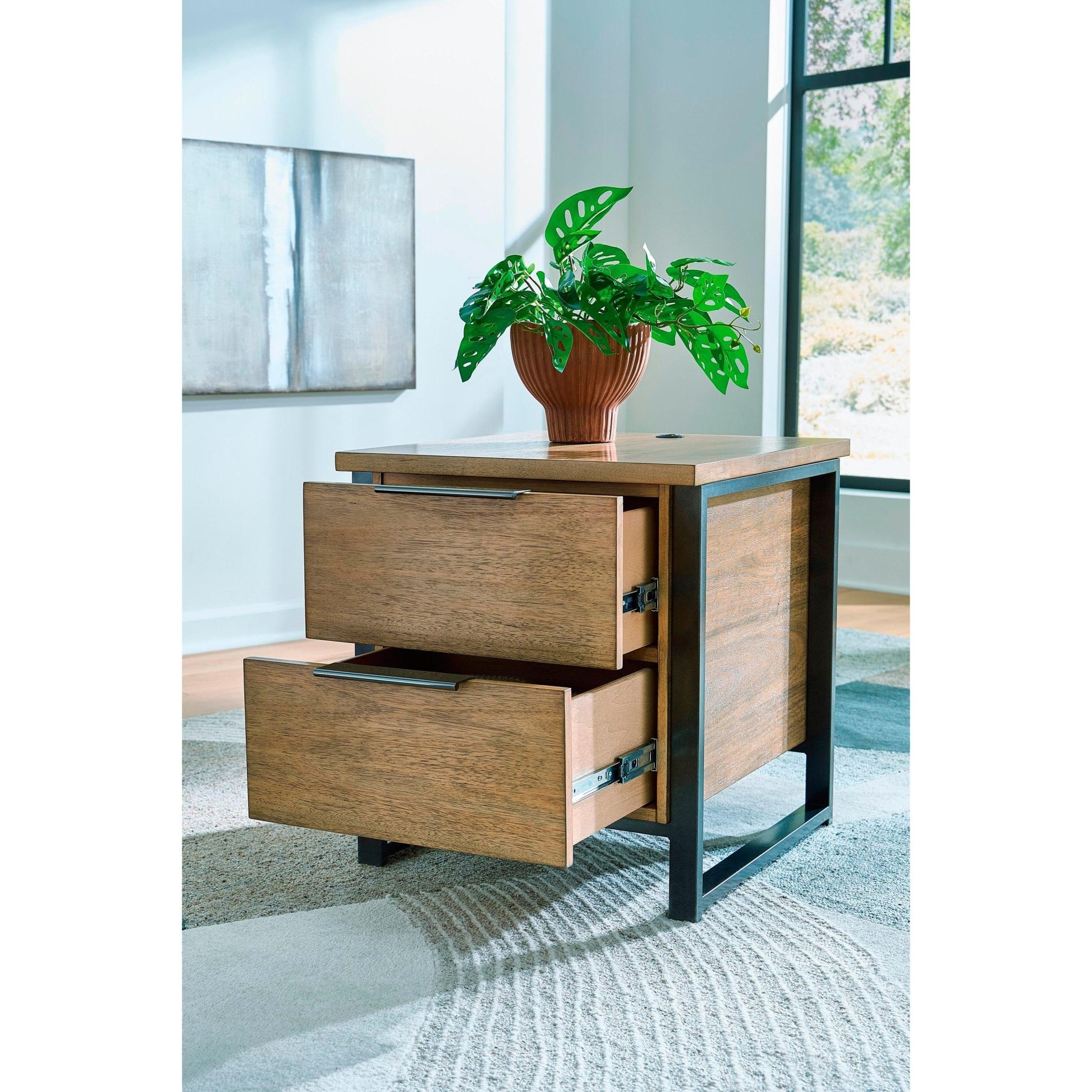Signature Design by Ashley Montia End Table T602 - 3 - American Furniture of Slidell