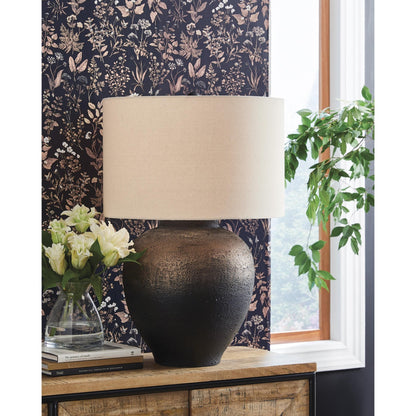 Signature Design by Ashley Newgerhard L207644 Metal Table Lamp - American Furniture of Slidell