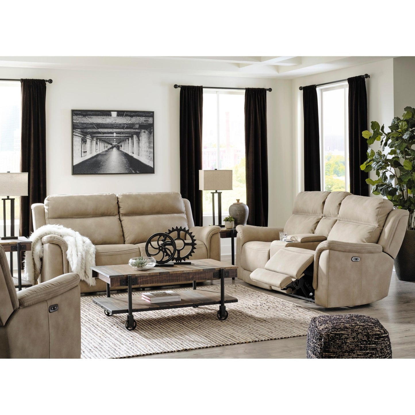 Signature Design by Ashley Next - Gen Durapella 59302U2 3 pc Power Reclining Living Room Set - American Furniture of Slidell