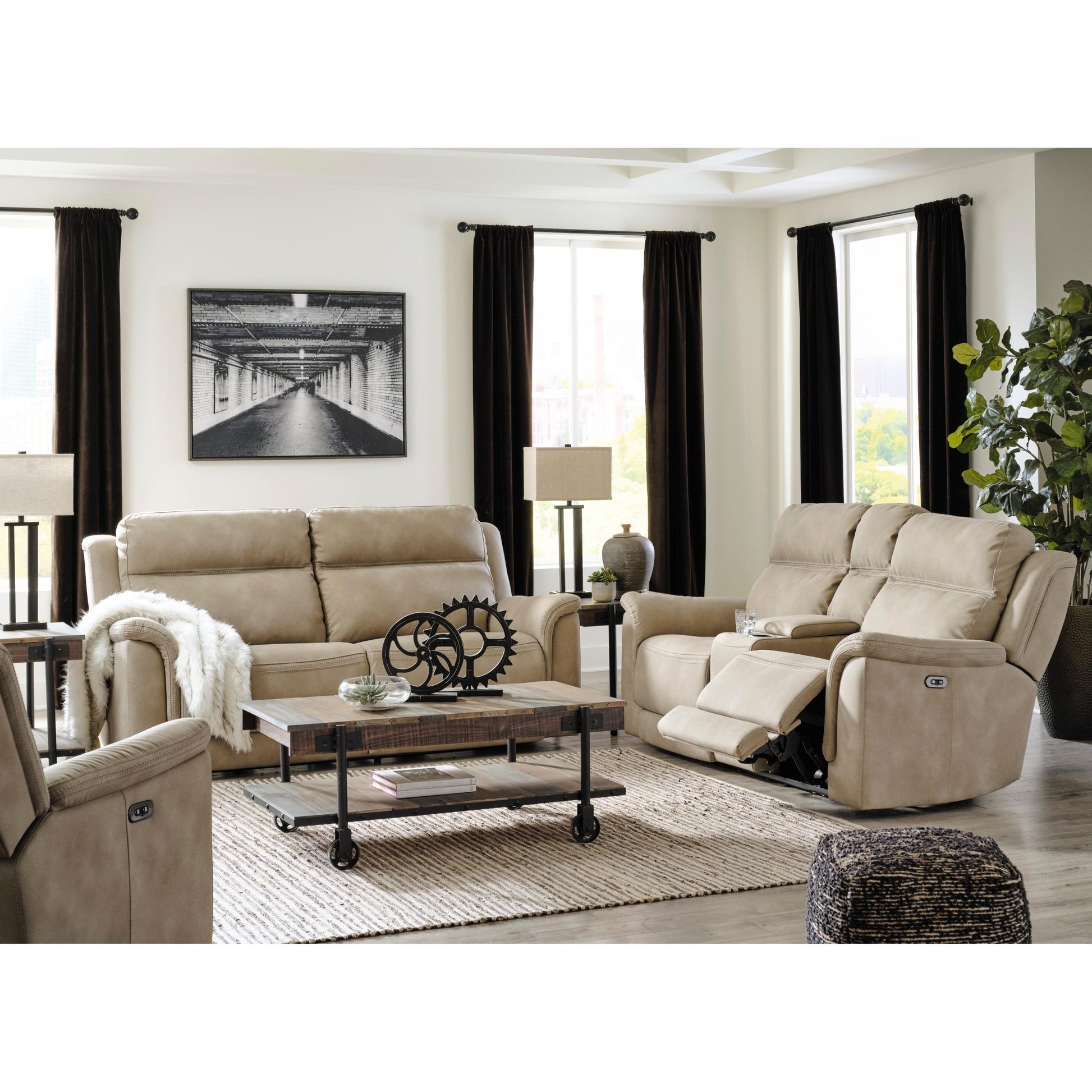 Signature Design by Ashley Next - Gen Durapella 59302U2 3 pc Power Reclining Living Room Set - American Furniture of Slidell