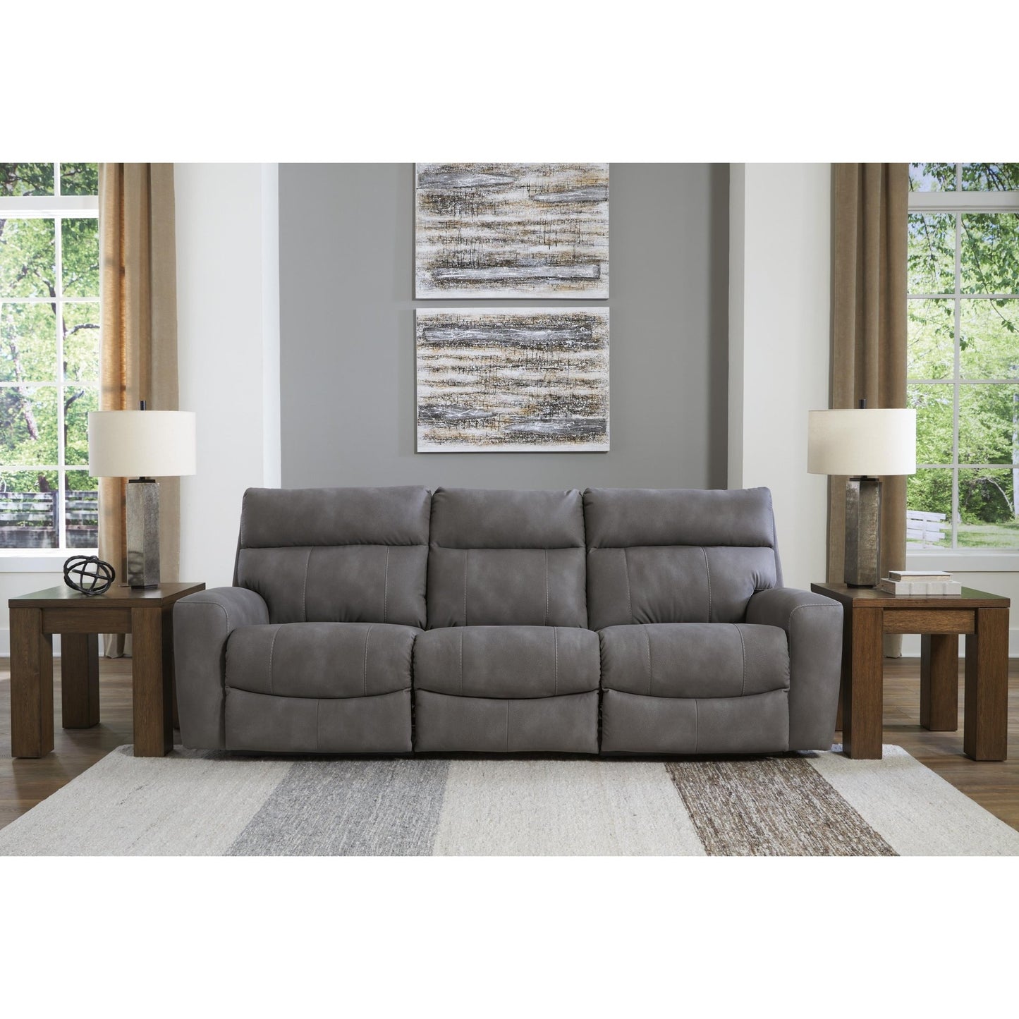 Signature Design by Ashley Next - Gen DuraPella 61003 3 pc Power Reclining Sectional Sofa - American Furniture of Slidell