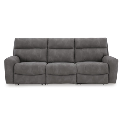 Signature Design by Ashley Next - Gen DuraPella 61003 3 pc Power Reclining Sectional Sofa - American Furniture of Slidell