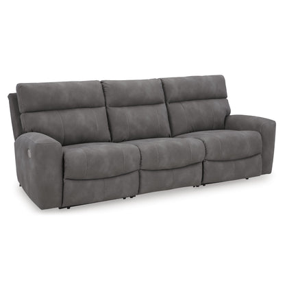 Signature Design by Ashley Next - Gen DuraPella 61003S2 3 pc Power Reclining Sectional Sofa - American Furniture of Slidell