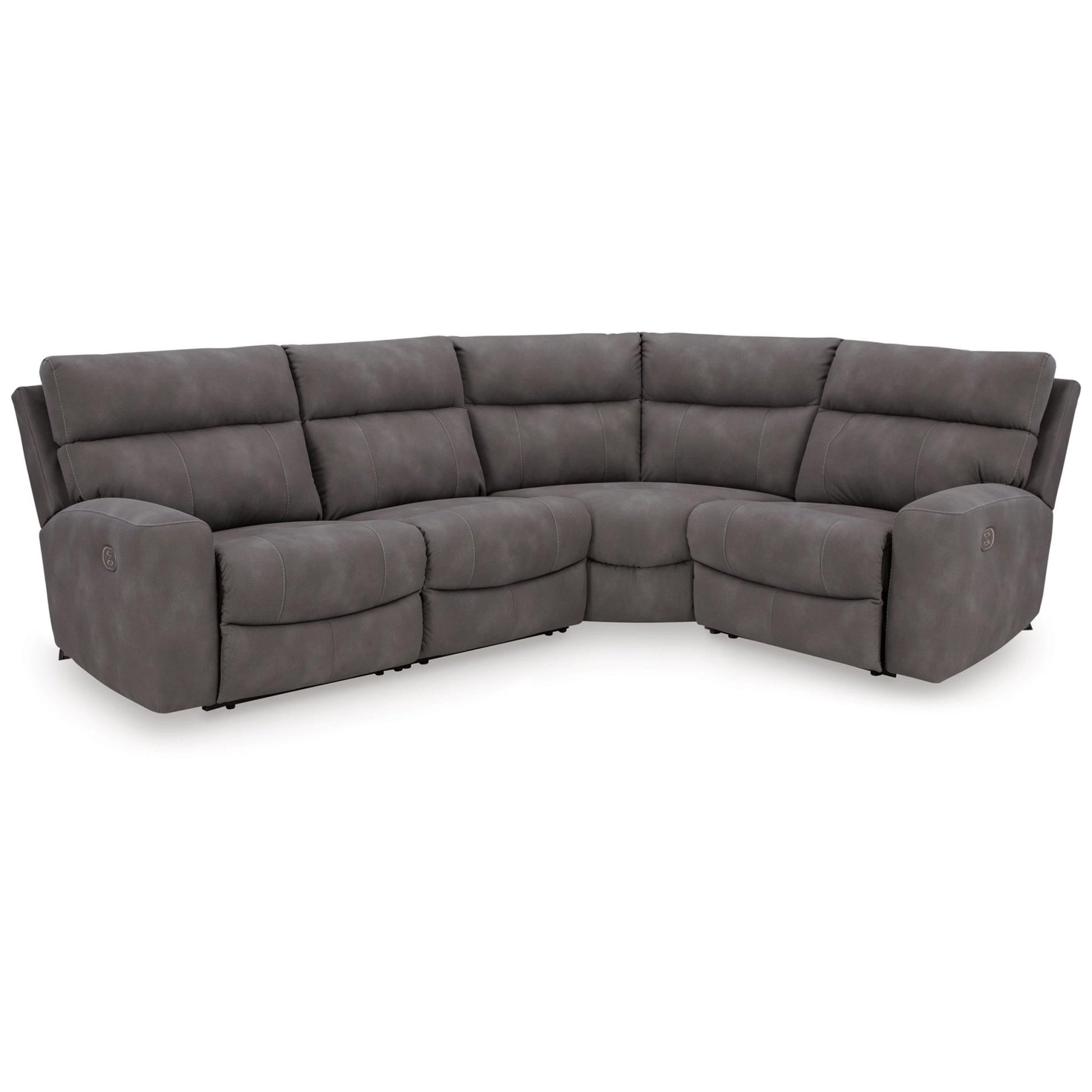 Signature Design by Ashley Next - Gen DuraPella 61003S4 4 pc Power Reclining Sectional - American Furniture of Slidell