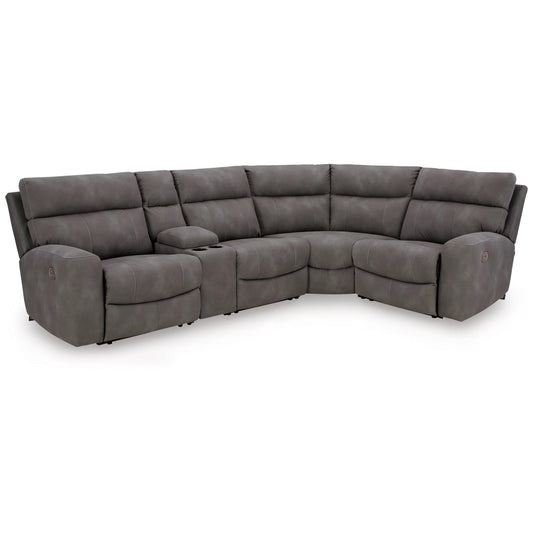 Signature Design by Ashley Next - Gen DuraPella 61003S5 5 pc Power Reclining Sectional - American Furniture of Slidell