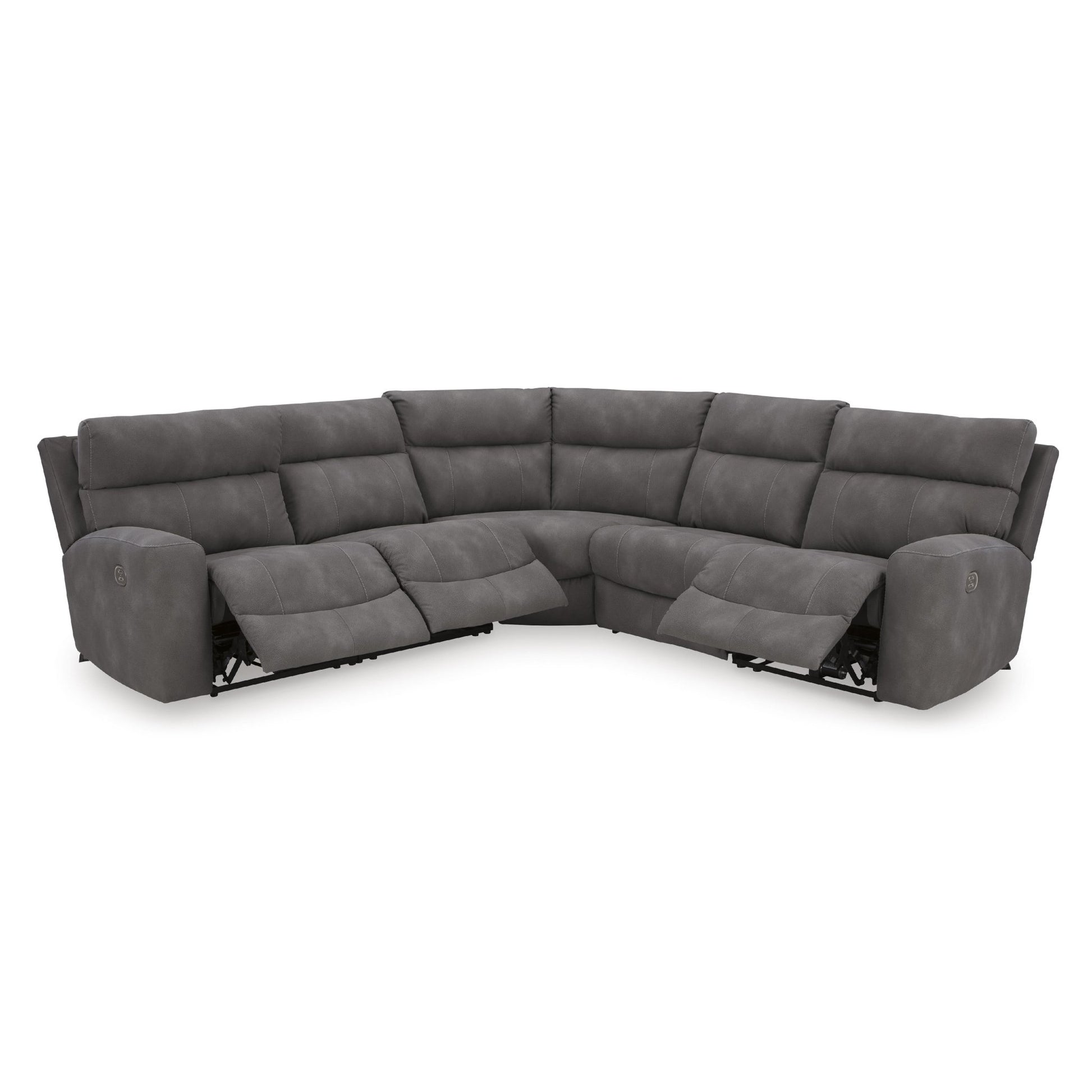 Signature Design by Ashley Next - Gen DuraPella 61003S6 5 pc Power Reclining Sectional - American Furniture of Slidell