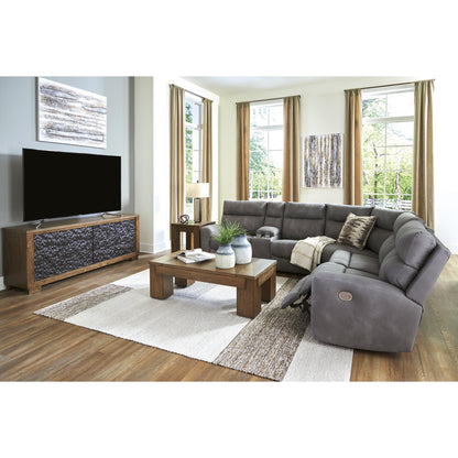 Signature Design by Ashley Next - Gen DuraPella 61003S7 6 pc Power Reclining Sectional - American Furniture of Slidell