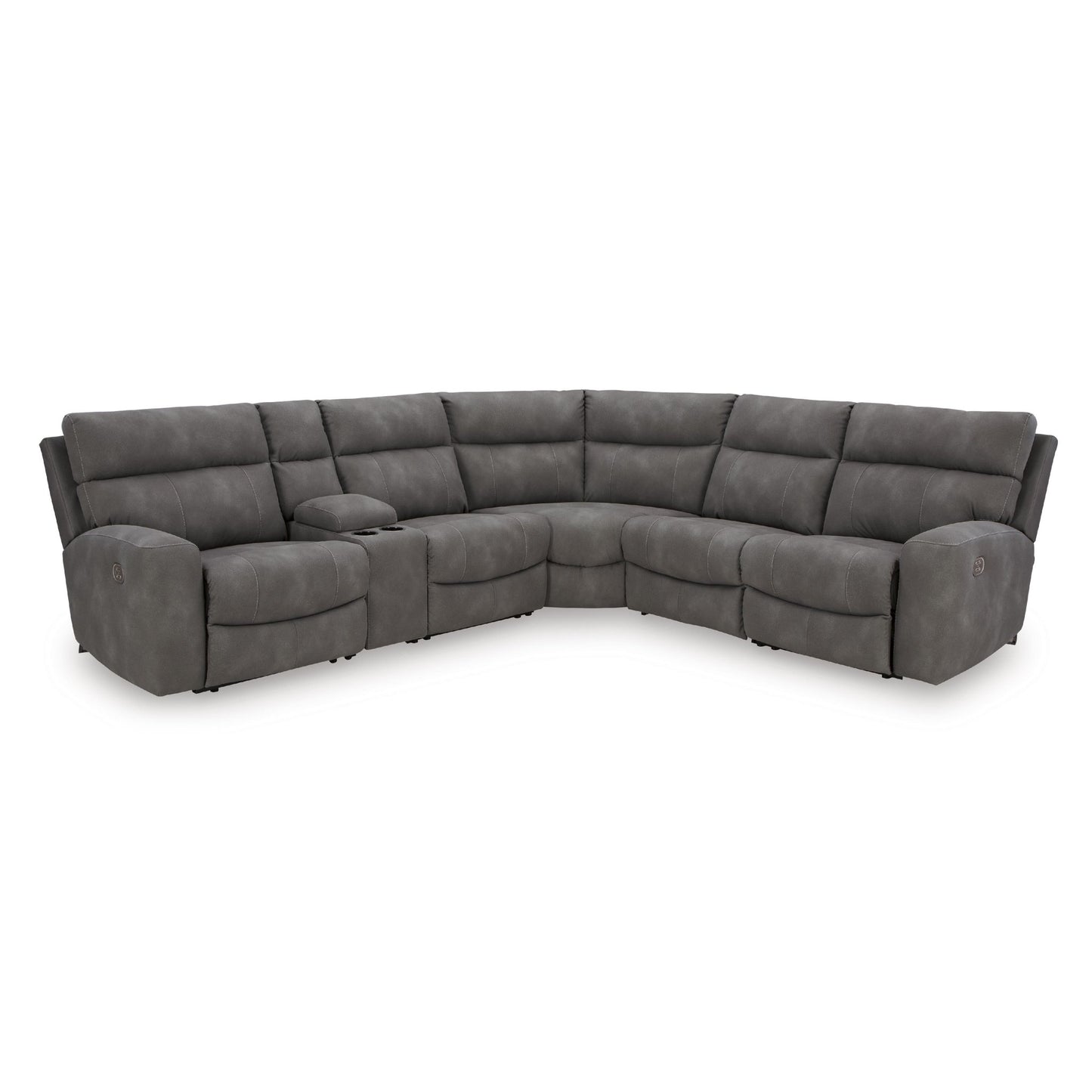 Signature Design by Ashley Next - Gen DuraPella 61003S7 6 pc Power Reclining Sectional - American Furniture of Slidell