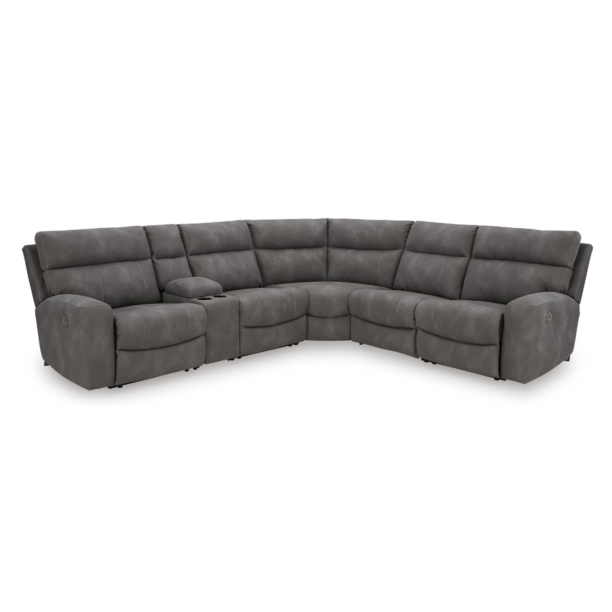 Signature Design by Ashley Next - Gen DuraPella 61003S7 6 pc Power Reclining Sectional - American Furniture of Slidell