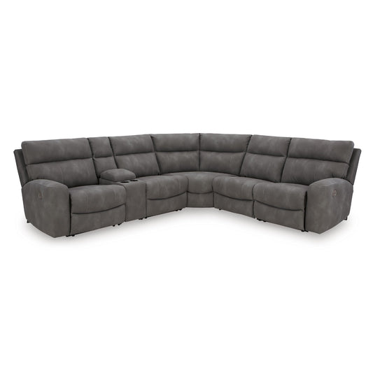 Signature Design by Ashley Next - Gen DuraPella 61003S7 6 pc Power Reclining Sectional - American Furniture of Slidell