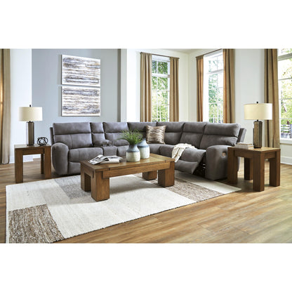 Signature Design by Ashley Next - Gen DuraPella 61003S7 6 pc Power Reclining Sectional - American Furniture of Slidell