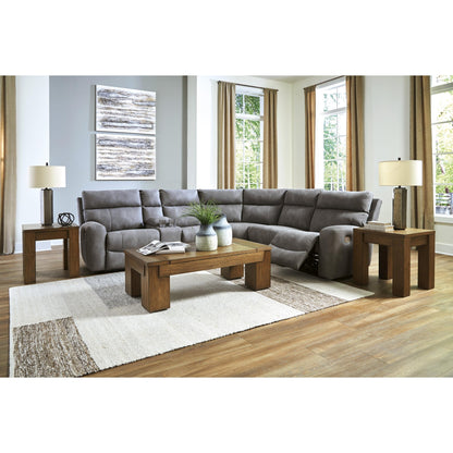 Signature Design by Ashley Next - Gen DuraPella 61003S7 6 pc Power Reclining Sectional - American Furniture of Slidell