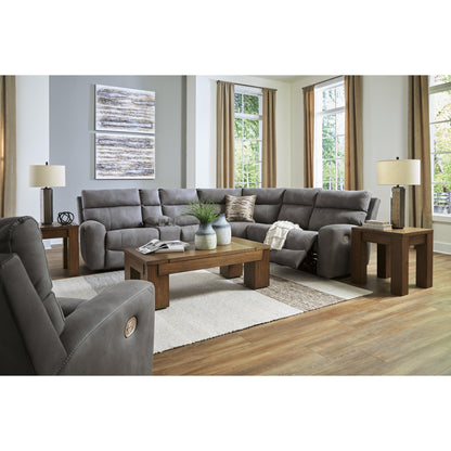 Signature Design by Ashley Next - Gen DuraPella 61003S7 6 pc Power Reclining Sectional - American Furniture of Slidell