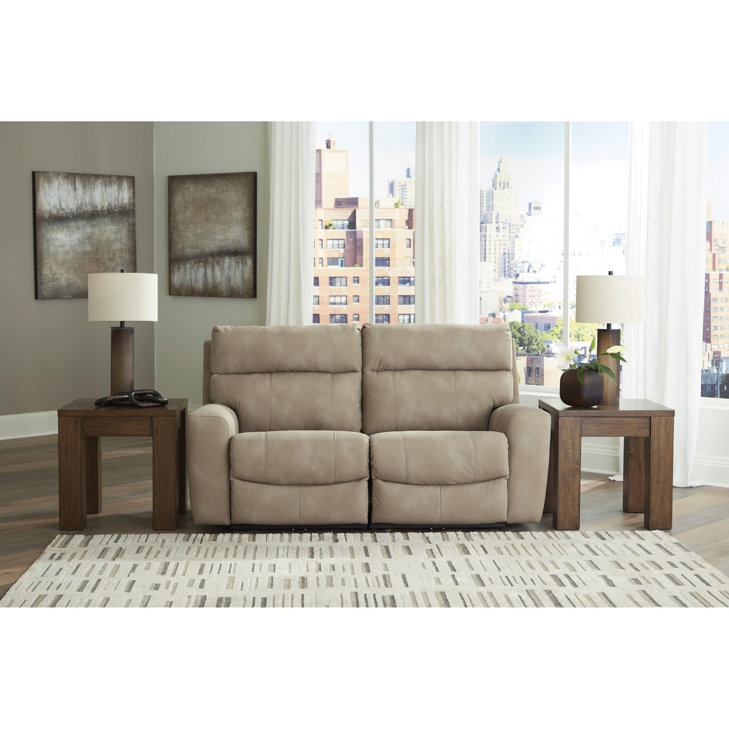 Signature Design by Ashley Next - Gen DuraPella 61004S1 2 pc Power Reclining Sectional Loveseat - American Furniture of Slidell