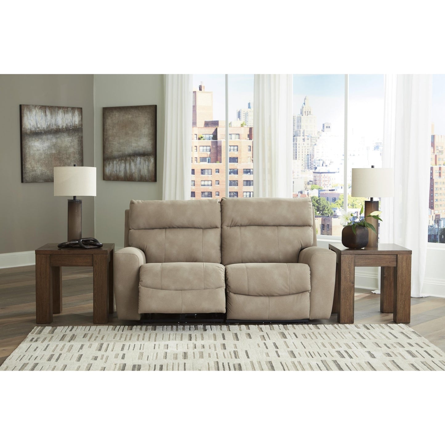 Signature Design by Ashley Next - Gen DuraPella 61004S1 2 pc Power Reclining Sectional Loveseat - American Furniture of Slidell
