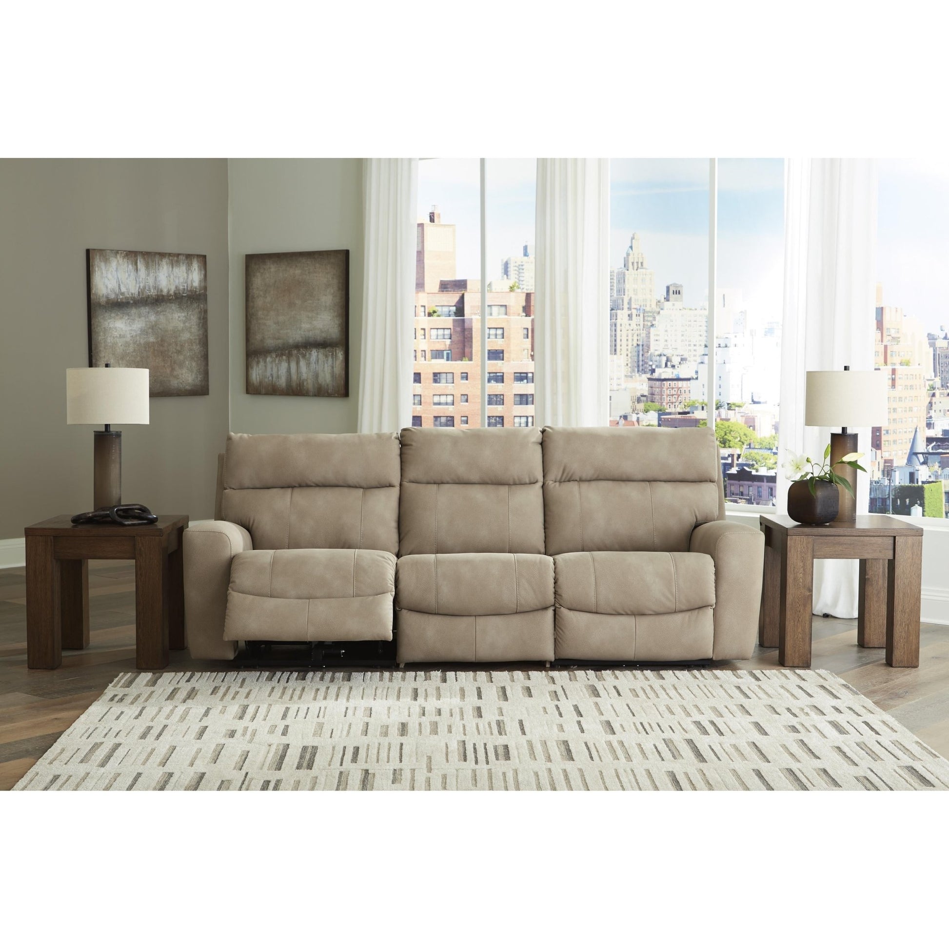 Signature Design by Ashley Next - Gen DuraPella 61004S2 3 pc Power Reclining Sectional Sofa - American Furniture of Slidell