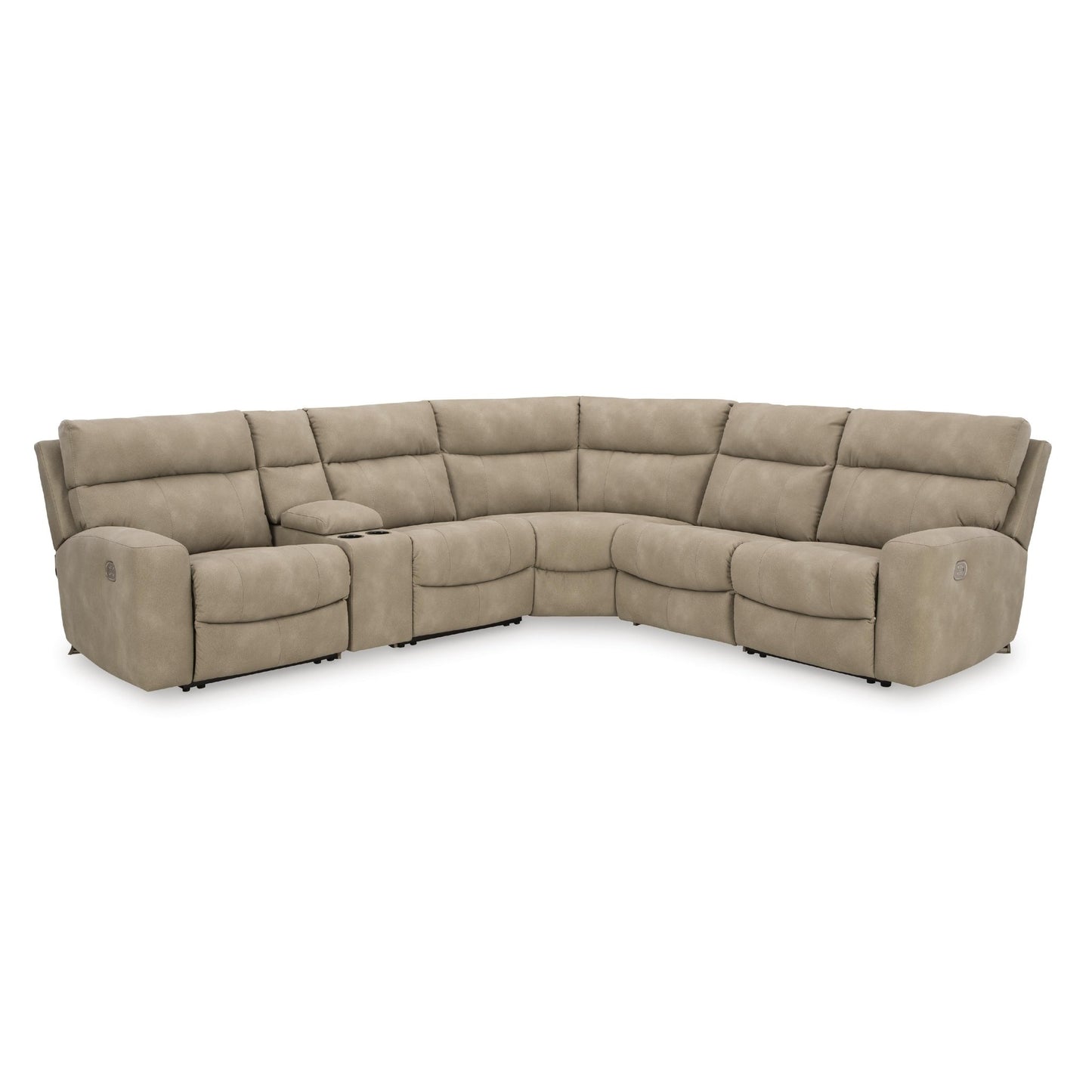 Signature Design by Ashley Next - Gen DuraPella 61004S7 6 pc Power Reclining Sectional - American Furniture of Slidell