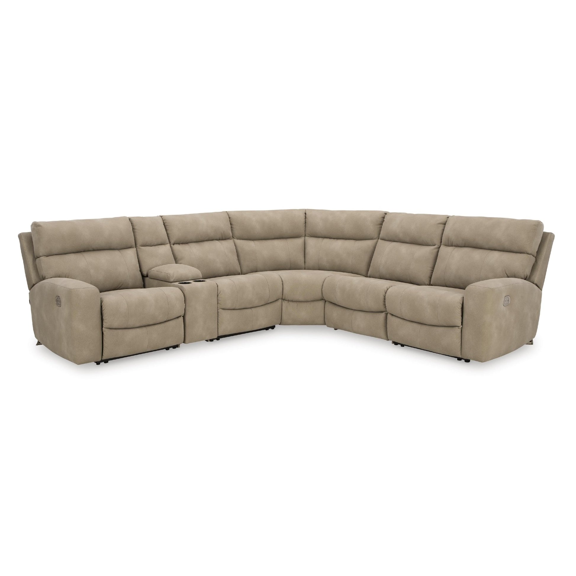 Signature Design by Ashley Next - Gen DuraPella 61004S7 6 pc Power Reclining Sectional - American Furniture of Slidell