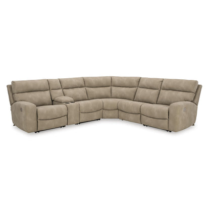 Signature Design by Ashley Next - Gen DuraPella 61004S7 6 pc Power Reclining Sectional - American Furniture of Slidell