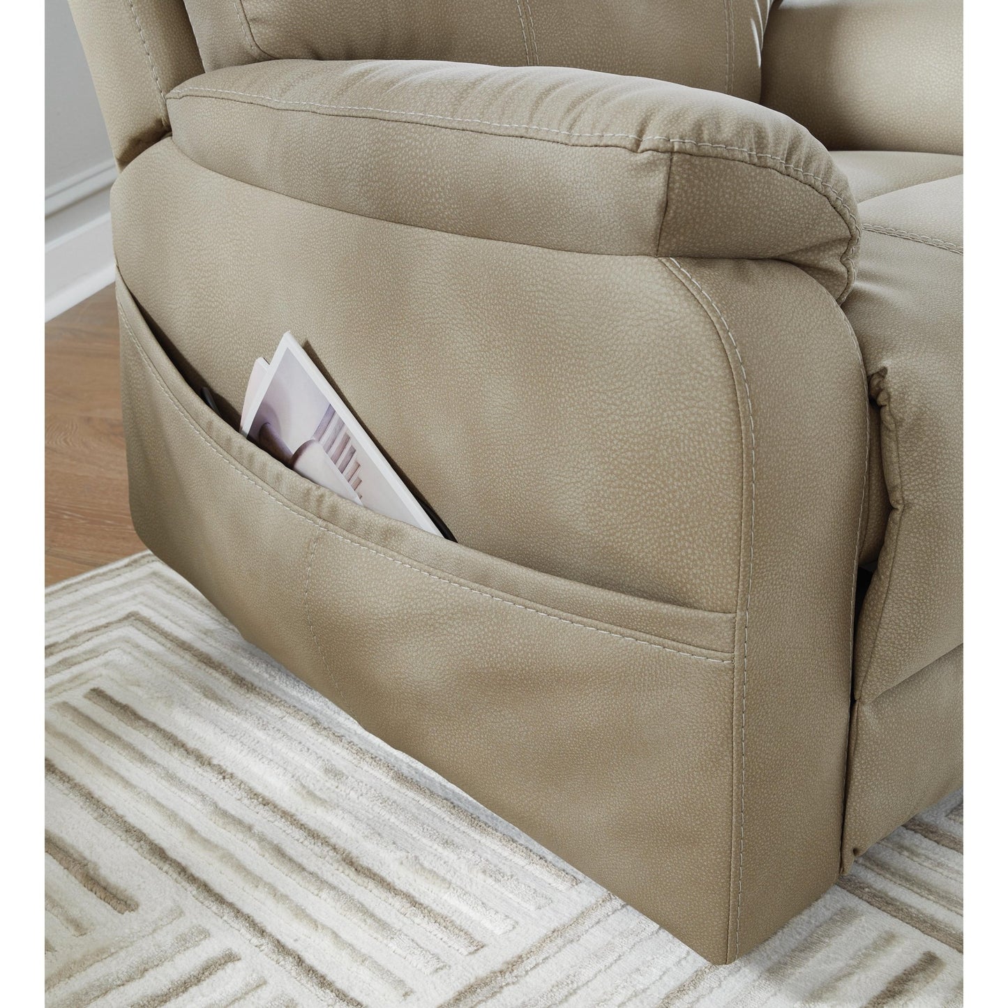 Signature Design by Ashley Next - Gen Durapella Leather Look Lift Chair 4070912 - American Furniture of Slidell
