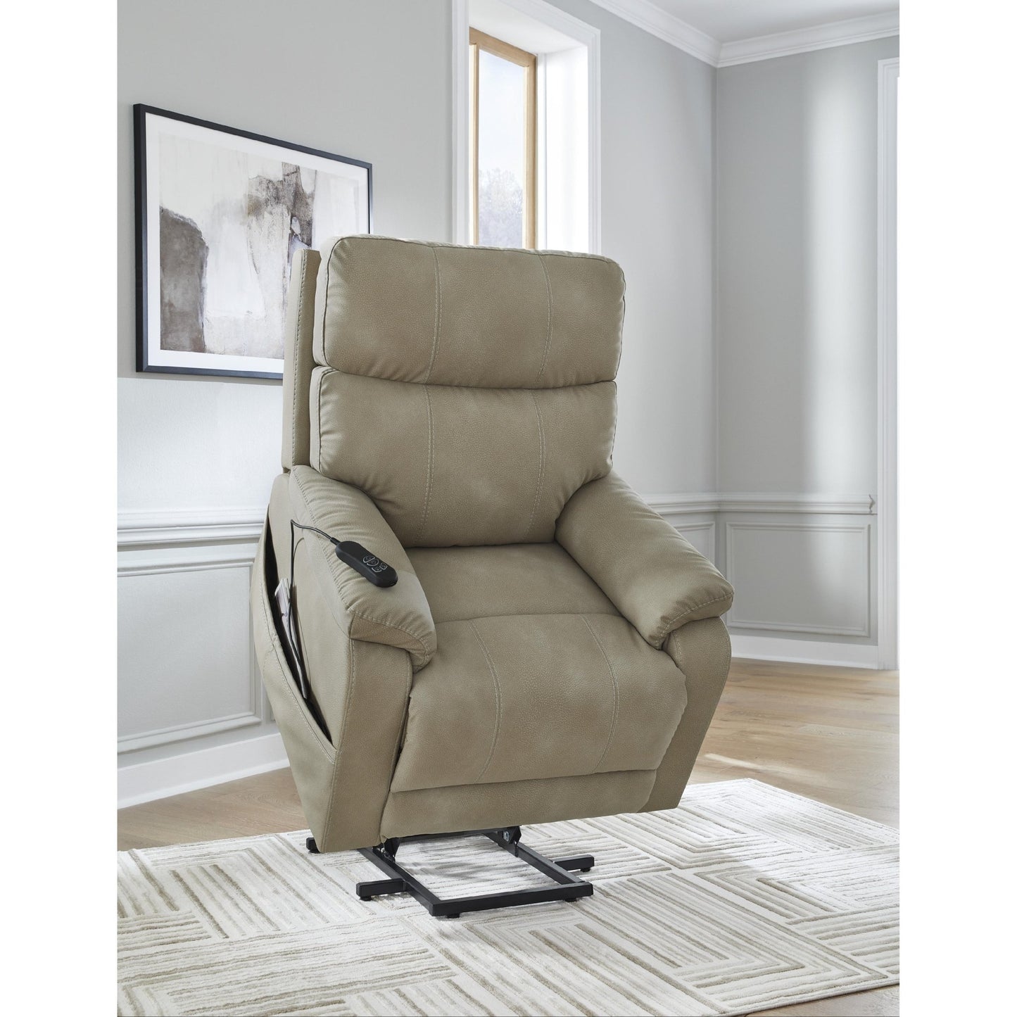 Signature Design by Ashley Next - Gen Durapella Leather Look Lift Chair 4070912 - American Furniture of Slidell