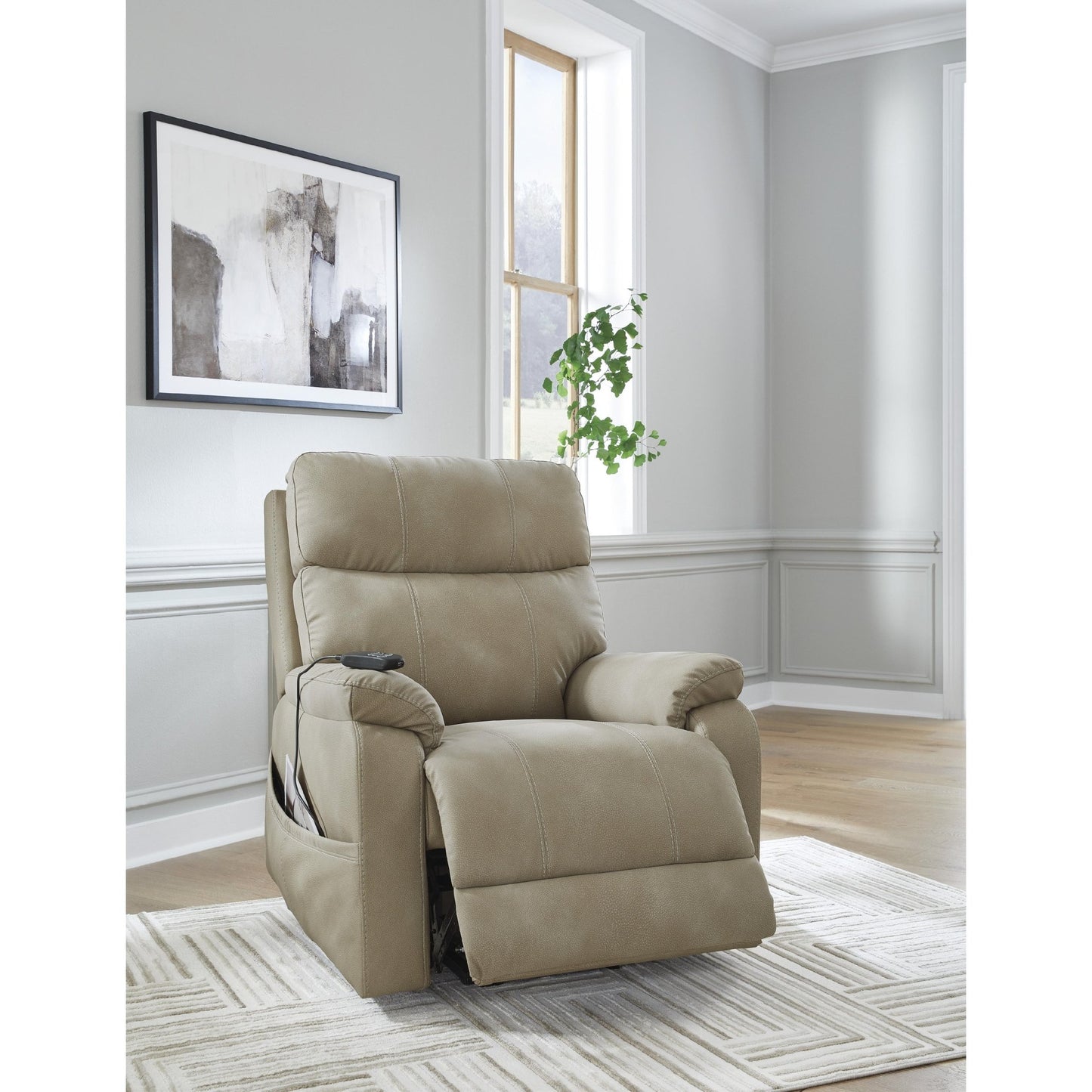 Signature Design by Ashley Next - Gen Durapella Leather Look Lift Chair 4070912 - American Furniture of Slidell