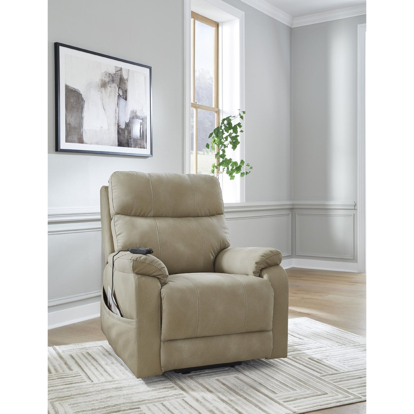 Signature Design by Ashley Next - Gen Durapella Leather Look Lift Chair 4070912 - American Furniture of Slidell
