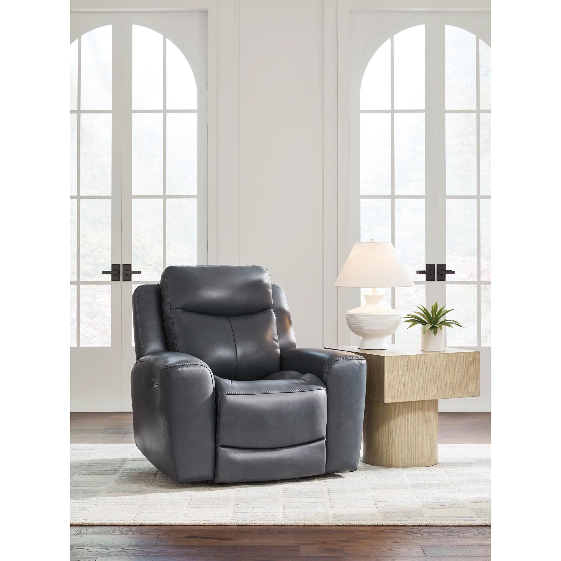 Signature Design by Ashley Next Move Power Leather Match Recliner PCU1210013 - American Furniture of Slidell
