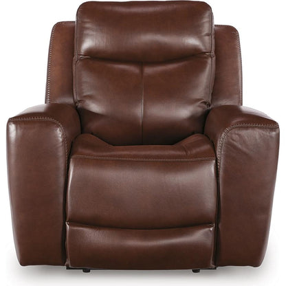 Signature Design by Ashley Next Move Power Leather Match Recliner PCU1210213 - American Furniture of Slidell