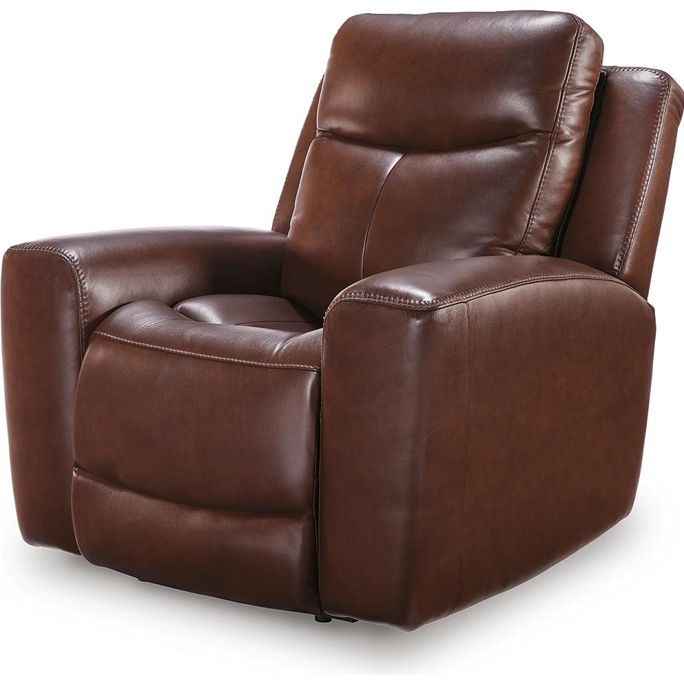 Signature Design by Ashley Next Move Power Leather Match Recliner PCU1210213 - American Furniture of Slidell