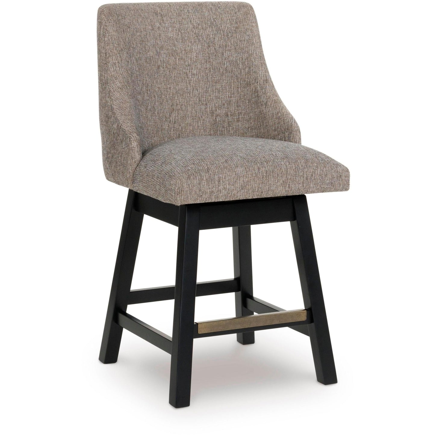 Signature Design by Ashley Neymorton D618 - 224 Upholstered Swivel Barstool - American Furniture of Slidell