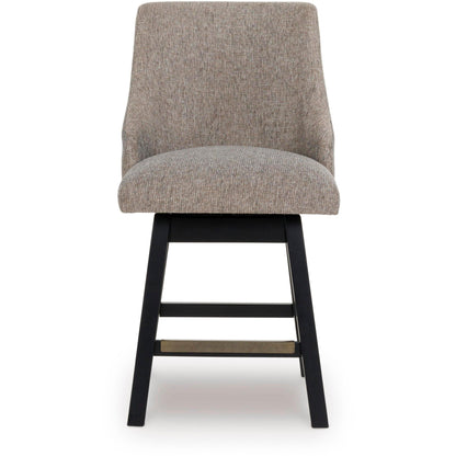 Signature Design by Ashley Neymorton D618 - 224 Upholstered Swivel Barstool - American Furniture of Slidell