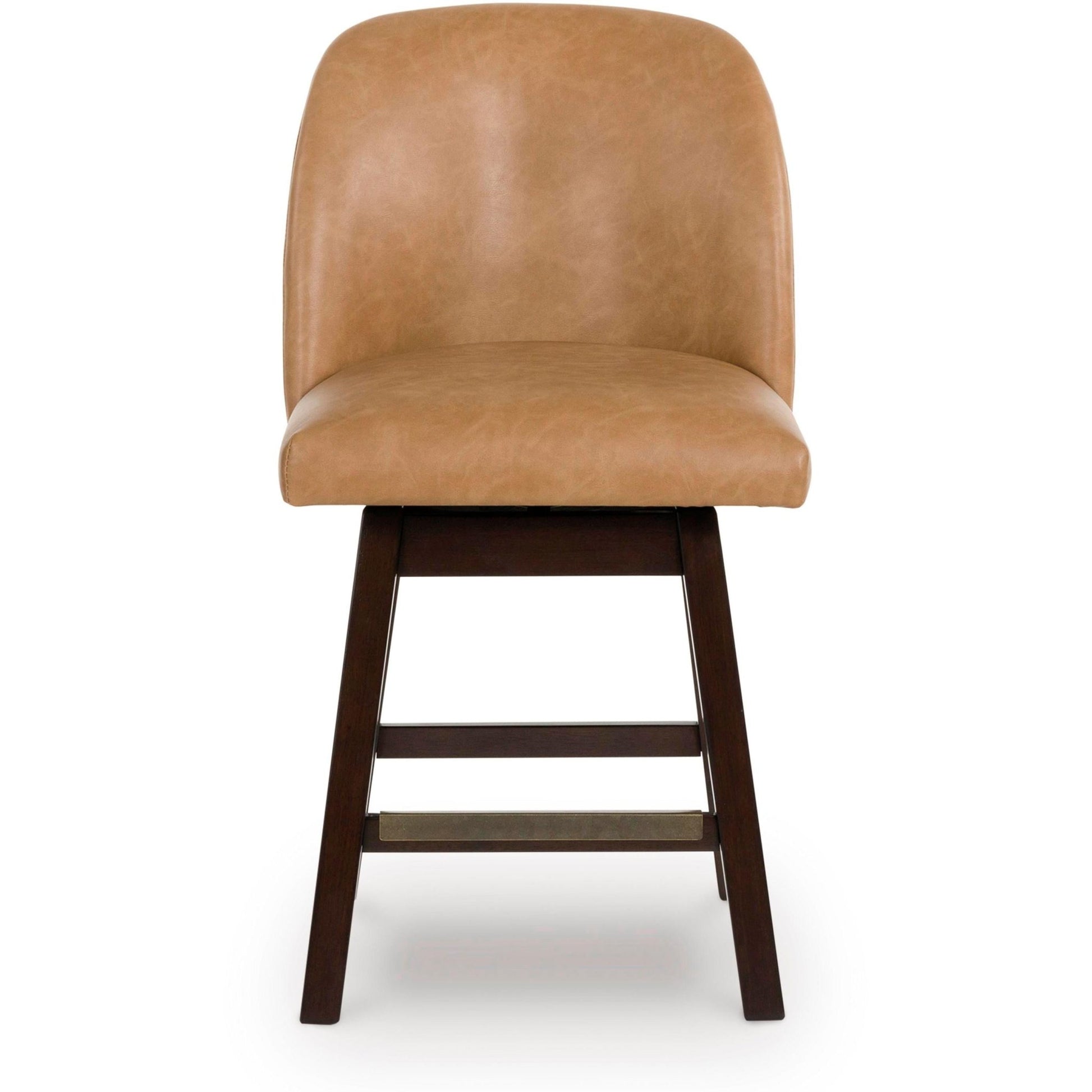 Signature Design by Ashley Neymorton D618 - 324 Upholstered Swivel Barstool - American Furniture of Slidell