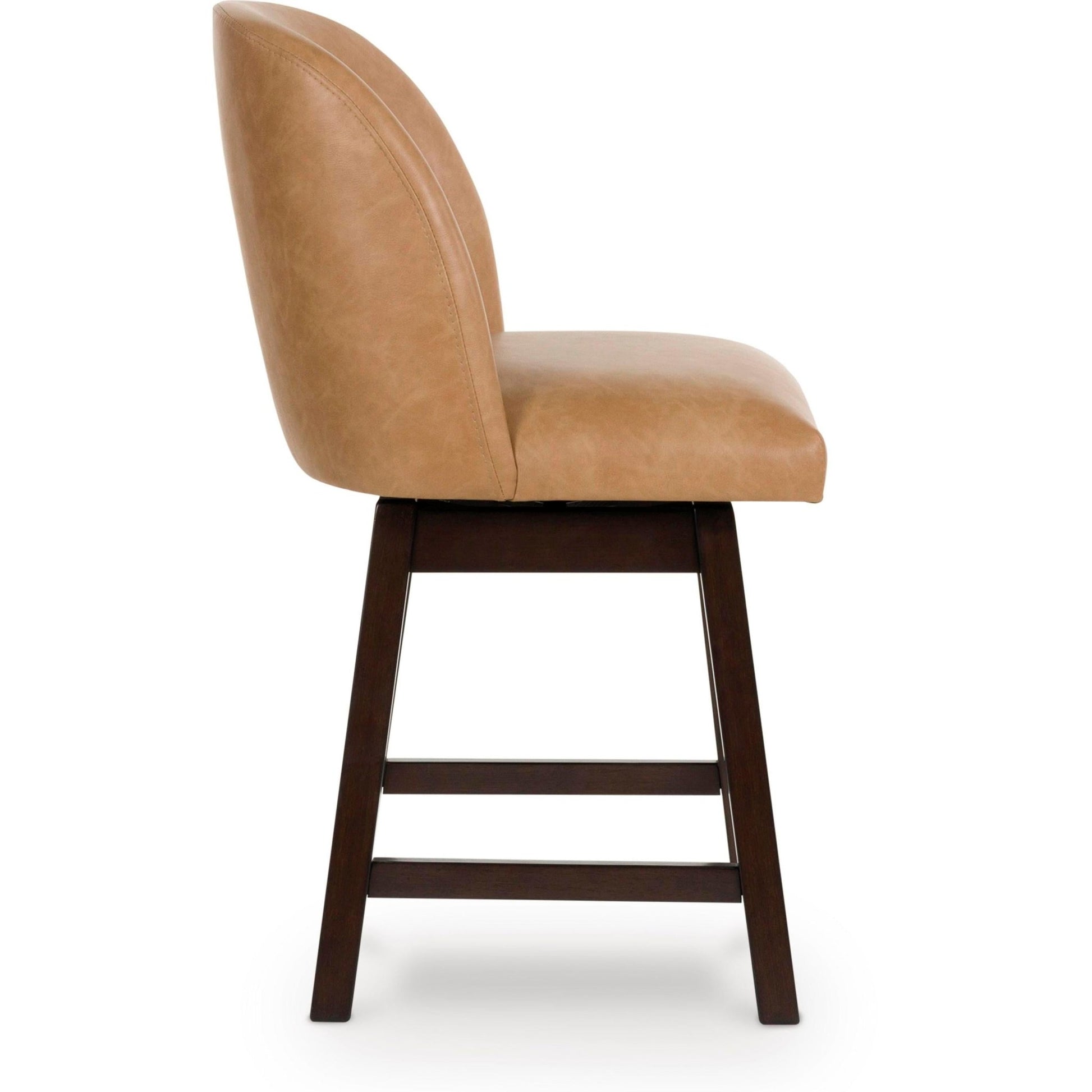 Signature Design by Ashley Neymorton D618 - 324 Upholstered Swivel Barstool - American Furniture of Slidell